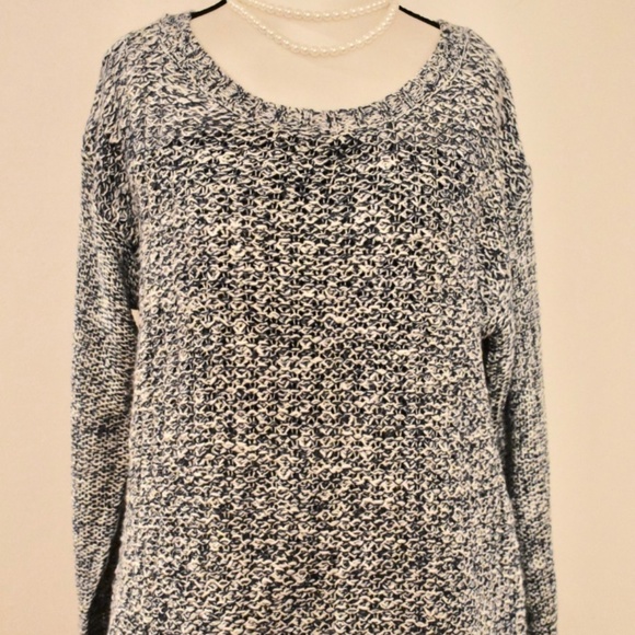 Aeropostale Sweaters - Aeropostale blue and white Sweater Medium